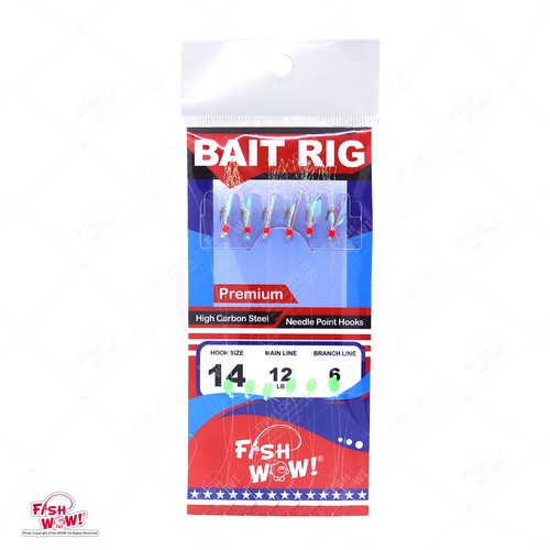 Fishing Sabiki Piscatore Bait Rig Lure Gold 6-hook Size 1/0,2,4,6,8,10,12,14 lot - 第 11/11 張圖片