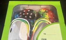Crocs Kids Littles Graphic Clog Baby Toddler Sandals Tie Dye Size c2/c3 US NWT