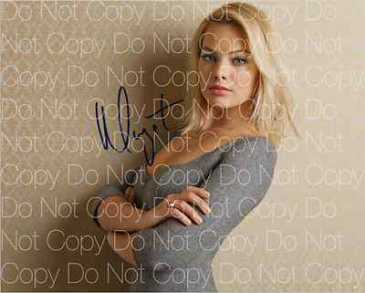 Margot Robbie サイン入りポスター Margot Robbie signed 3 sexy hot beautiful 8X10 photo picture