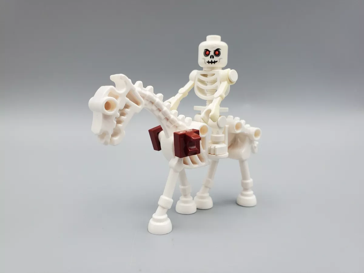LEGO Castle Fantasy Era White Skeleton Horse Skeleton Rider