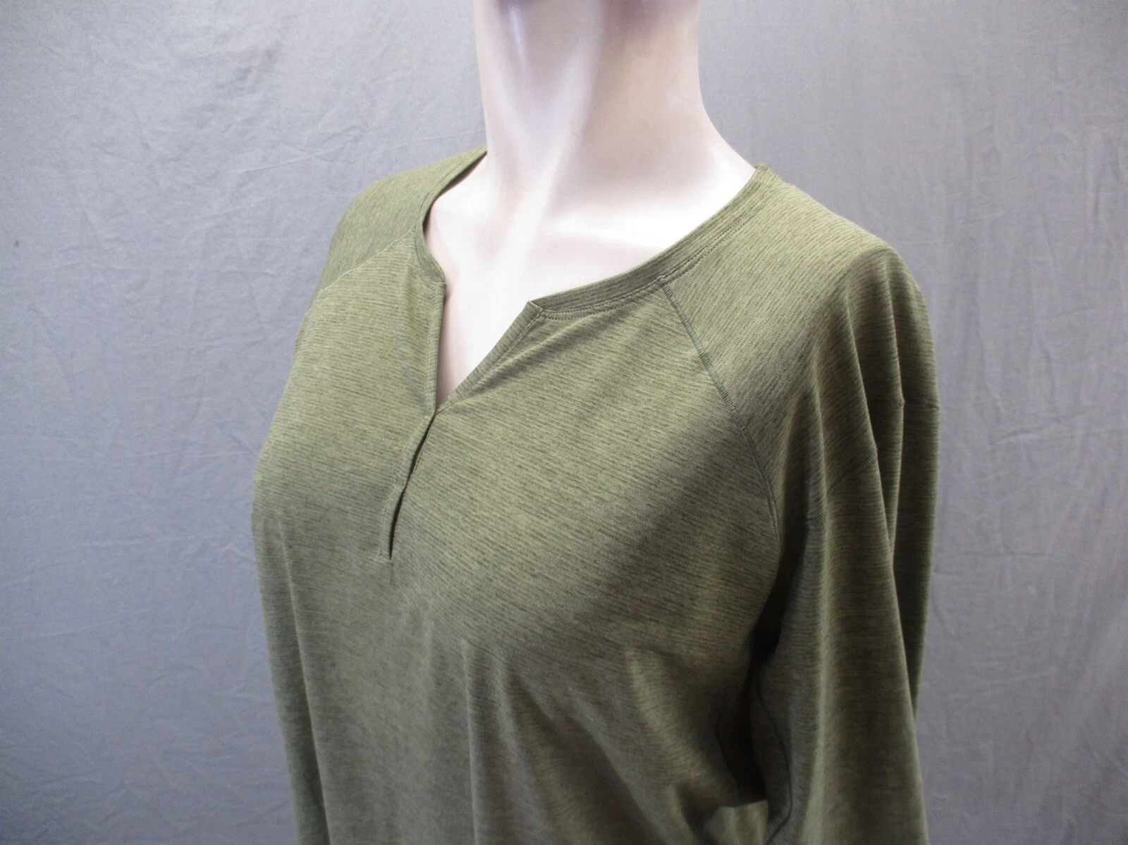 arcteryx v-neck stretch long sleeve fitted athletic shirt