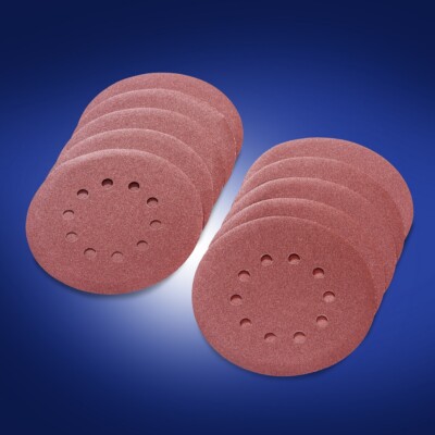 POWER PRO 2100 - 240 Grit, 9in. Sanding Discs - Set of 10 with Vent Holes