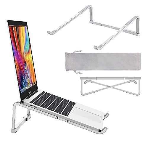 Laptop Stand for Desk - Adjustable Foldable Lightweight Aluminum Laptop Laptop Stand for Desk - Adjustable Foldable Lightweight Aluminum Laptop