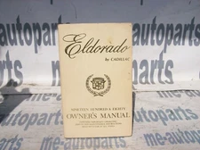 1980 CADILLAC ELDORADO OEM FACTORY ORIGINAL OWNER OWNERS MANUAL BOOK
