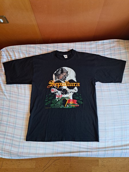Camiseta de colección Sepultura, Max Cavalera