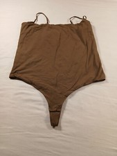 SKIMS Fits Everybody Cami Thong Bodysuit Womens 4X Oxide Stretch AP-BST-0066 G76