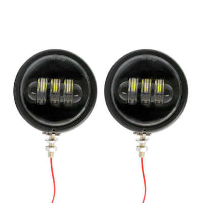2X Für Harley Davidson mit Eimer 4.5'' LED Spot Passing Nebelscheinwerfer Lampe