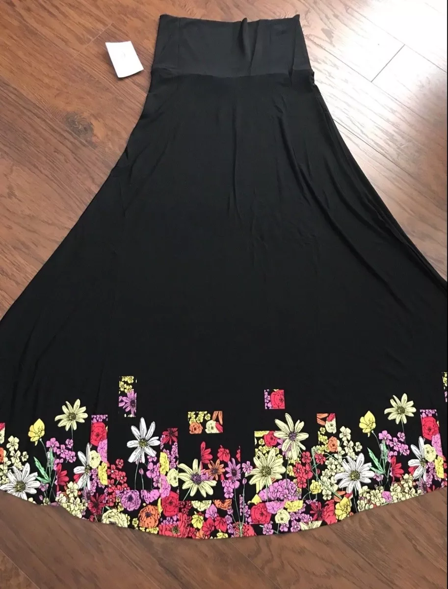 Lularoe black 2025 maxi skirt