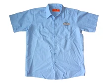 RED KAP Seattle Mariners Blue SAFECO FIELD WORK SHIRT Team Button-Up Sz Men's XL