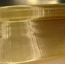 13" x 40" 99.9% Brass Filter Coarse Dense Gauze Mesh #40