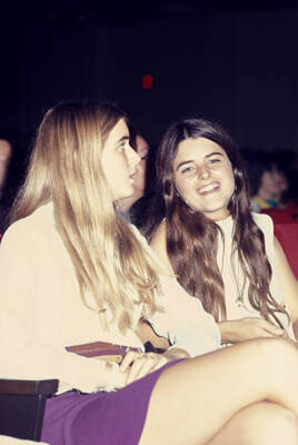 Kara Kennedy and Maria Shriver at Joseph Kennedy Jr Foundati - 1971 Old Photo