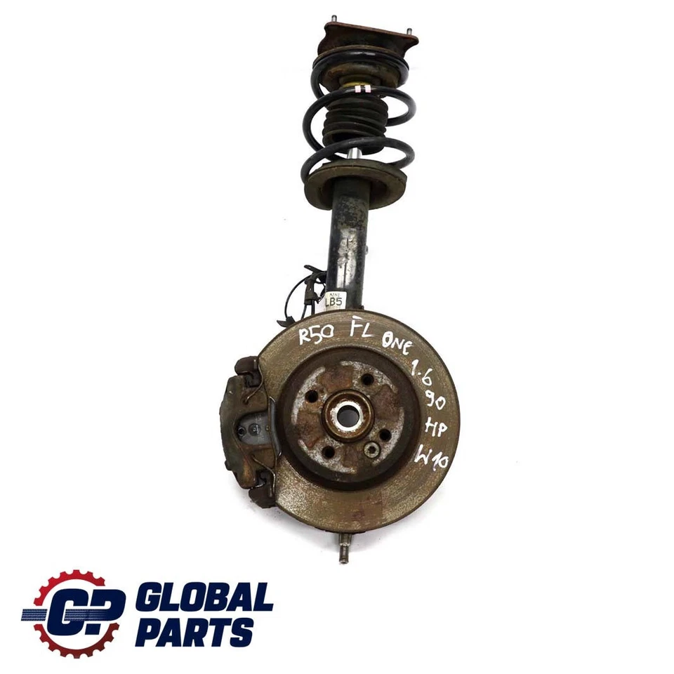 BMW Mini R50 One W10 1.6 90hp Front Left N/S Leg Brake Suspension Hub Set