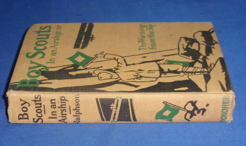 Vintage 1915 BOY SCOUTS, In An Airship by G. Harvey Ralphson Hardcover Book - Picture 2 of 8