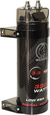 Bullz Audio 3.3 Farad Digital Capacitor for Car Marine Audio 3300 Watts Power