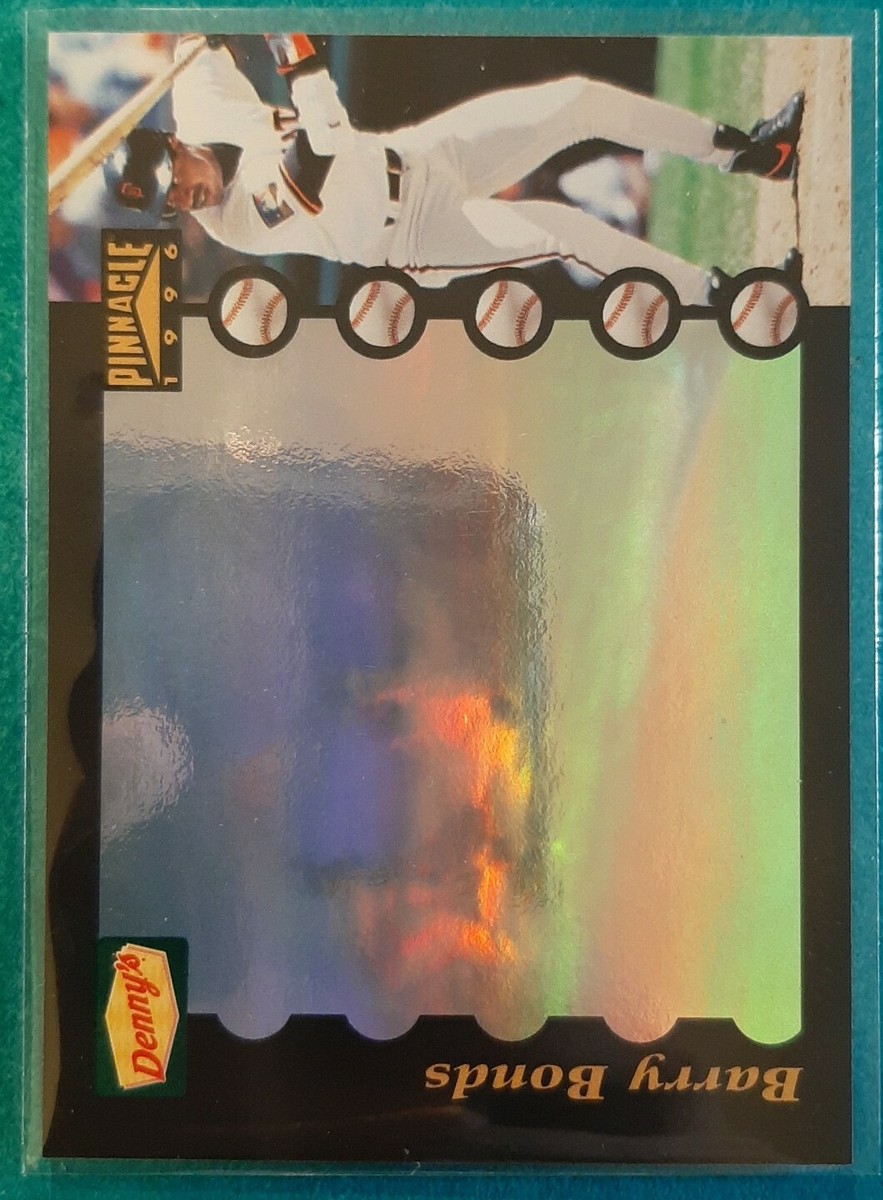 1996 DENNYS PINNACLE HOLOGRAM BARRY BONDS #8 SAN FRANCISCO GIANTS