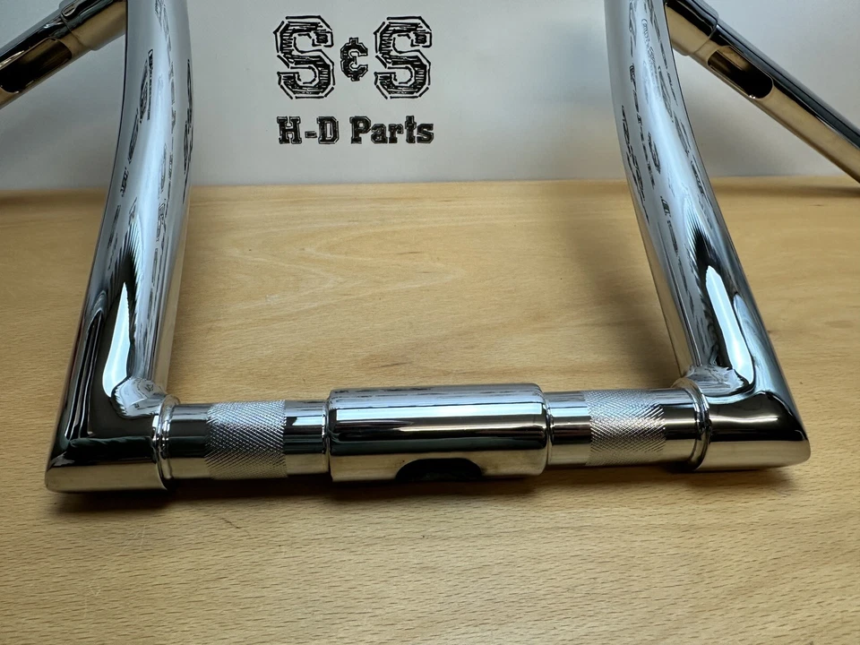 Manillar de barra de tira de bicicleta Todd's para Harley-Davidson SPRINGER cromo TD-SPR-10C Foto 3 de 4
