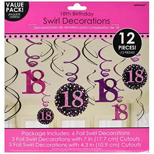 18th Birthday Party Hanging Decorations
