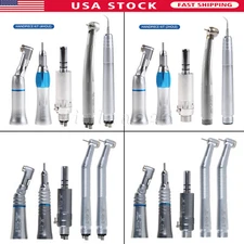 Dental High+Low Speed Handpiece Contra Angle/Straight/Air Motor/Scaler 2/4Holes