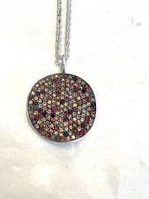 Ippolita 925 Stardust Large Flower Pendant Necklace In Multi Sapphire $2695
