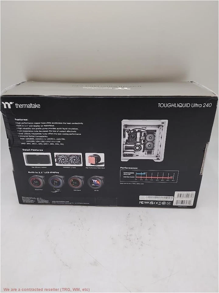 Thermaltake TOUGHLIQUID Ultra 240 AIO Liquid Cooler SEE DETAILS - Image 2 of 4