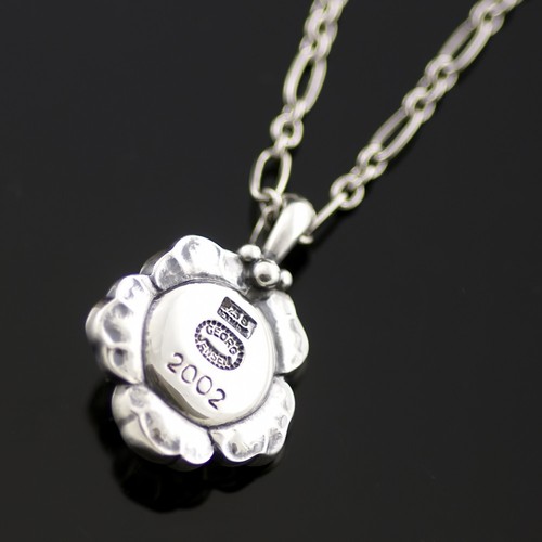 Georg Jensen Silver Pendant w/ Garnet - Heritage 2002 - Picture 3 of 3