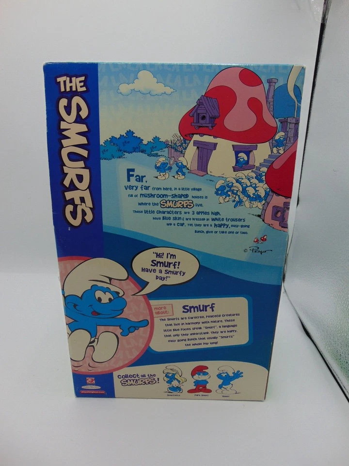 Peluche y DVD de música de peluche y Pitufos Pitufo 2008 Peyo nuevo en caja necesita baterías Foto 4 de 4