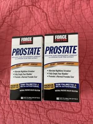 (2PACK) Force Factor Prostate Softgels 60 Softgels 10/28