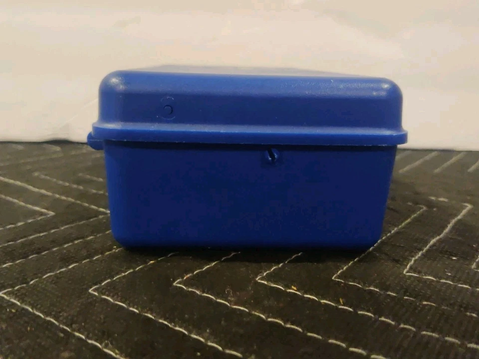 Estuche organizador de maquillaje cosmético Caboodles púrpura joyería años 80/90 de colección 8"x4" Foto 3 de 4