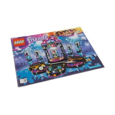 1x Lego Bauanleitung Heft 2 Friends Pop Star Show Stage Bühne 41105