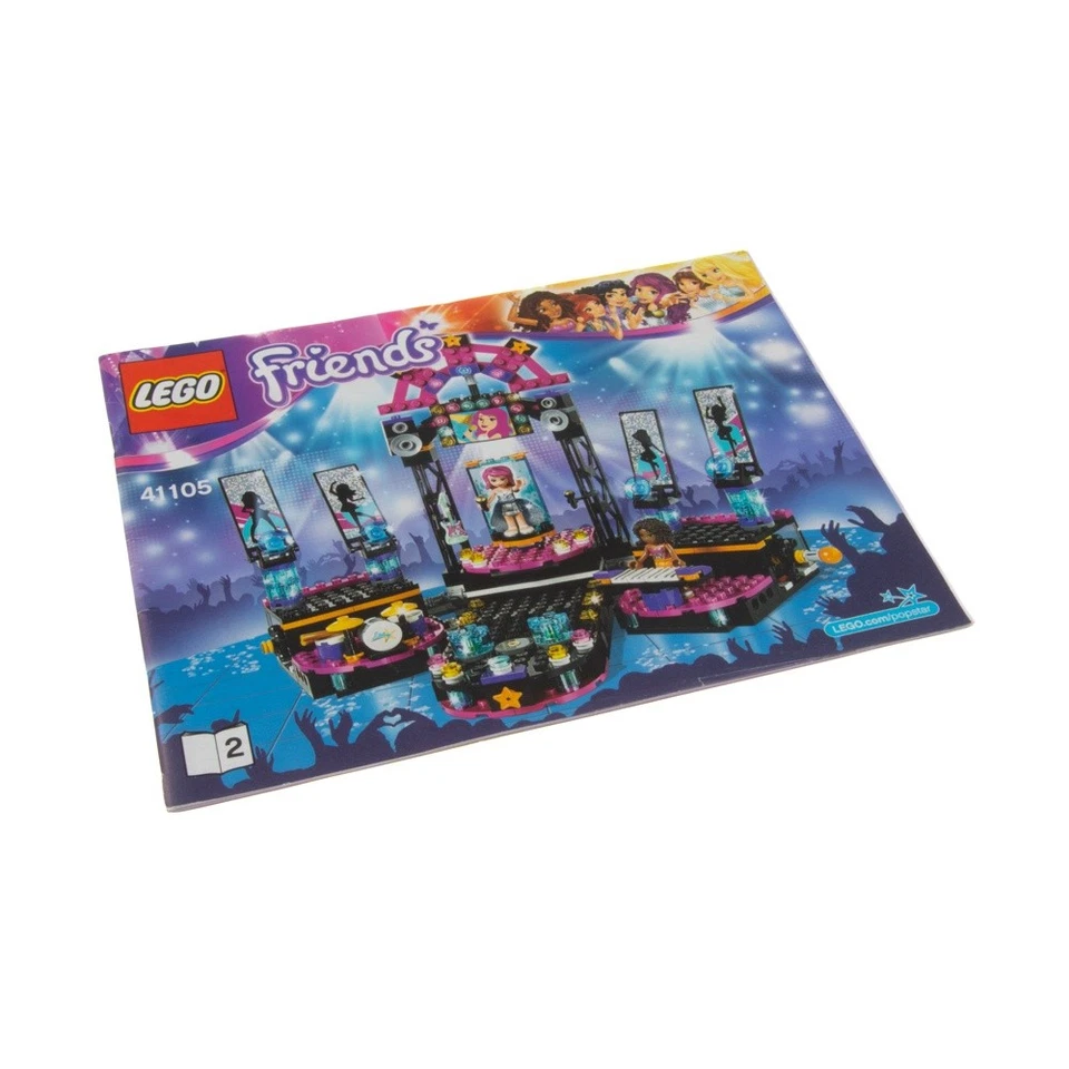 1x Lego Bauanleitung Heft 2 Friends Pop Star Show Stage Bühne 41105 - Bild 1 von 1