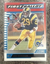 Panini Score First Ballot Insert Eric Dickerson #4 Los Angeles Rams 2025 NFL