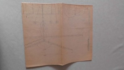 Segelflugmodell Hansavogel (Klasse A/2 Modellbogen I + II (1 Plan) unbekannt: