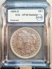 1889-O Morgan Silver Dollar VF30 Details ICG