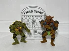 Teenage Mutant Ninja Turtles TMNT TOKKA & RAHZAR Figure Lot Playmates 1991