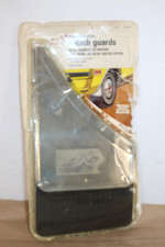 Vtg Sears 1- Pair Stainless Steel Rubber Splash Guards Mud Flaps 12.5