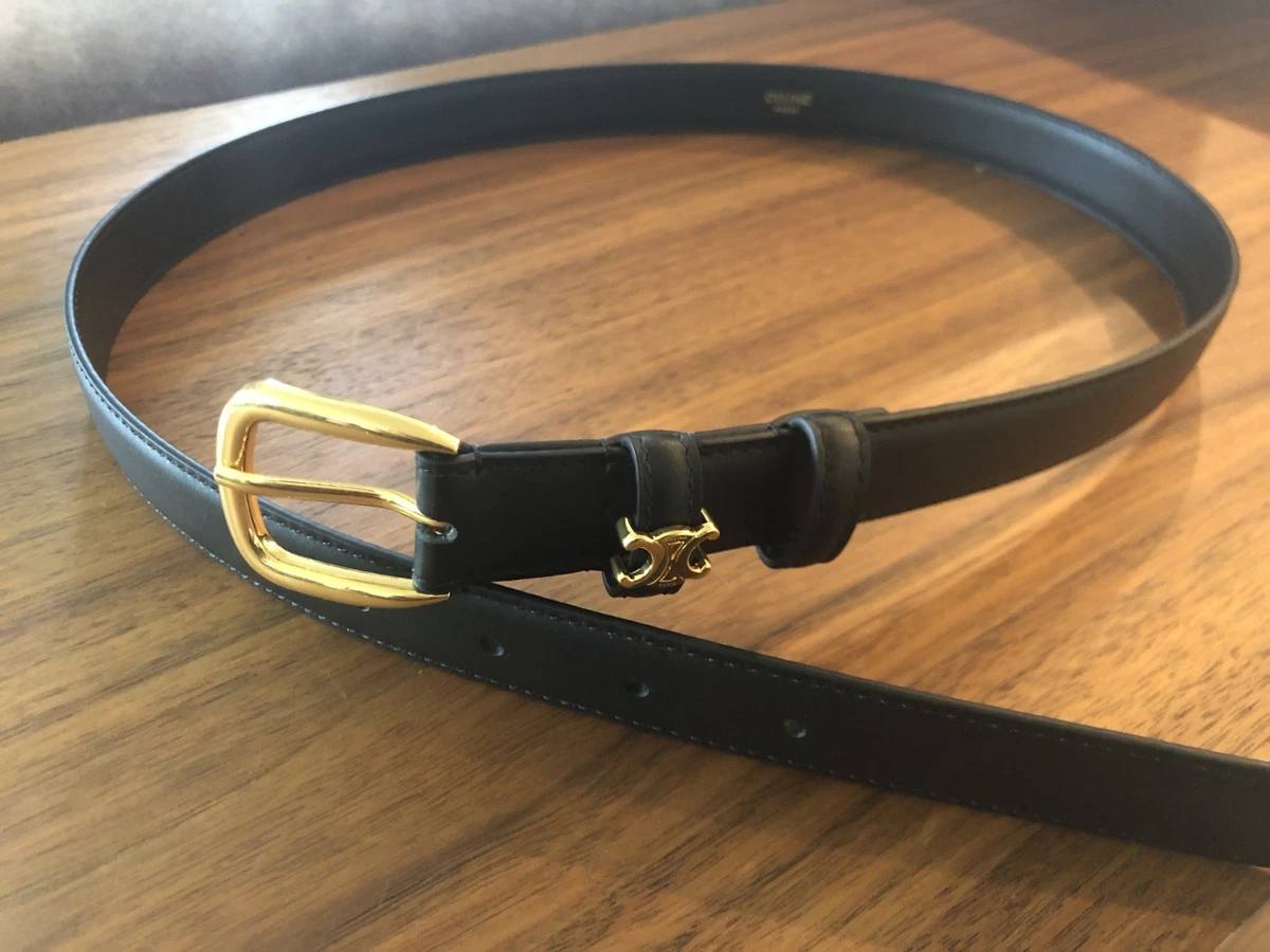 Black Leather CELINE Belts for Women for sale | eBay
