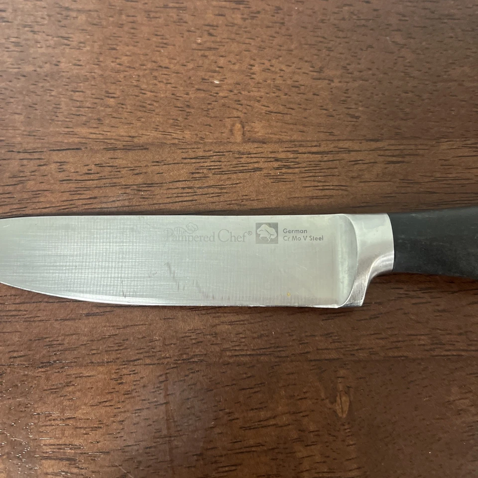 Cuchillo utilitario/chef mimado de 5 pulgadas Cr Mo V acero Foto 2 de 4