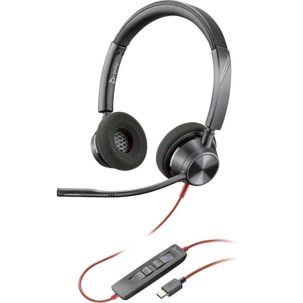 Micro-casque Poly Blackwire C3320-M stéréo avec micro antibruit performant
