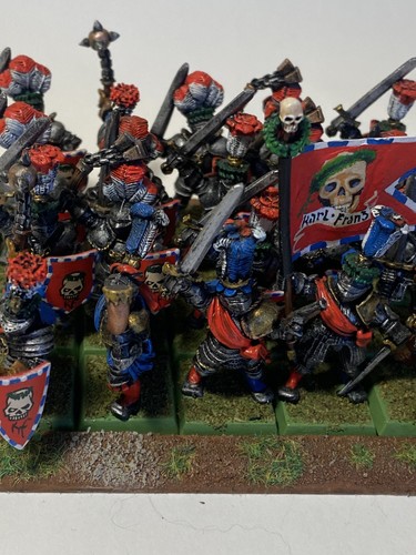 Games Workshop Warhammer 20 bemalte Empire Reiksguard Ritter zu Fuß Metall 90’er - Bild 3 von 9