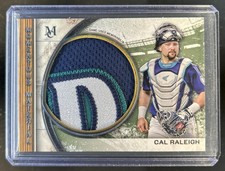 2025 Topps Museum Cal Raleigh Momentous Material Jumbo Patch Relic #/15