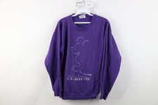 Vtg 80s 90s Disney Womens Large Distressed Mickey Mouse Presents Play Sweatshirt