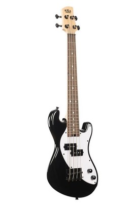 Kala Solid Body 4-String Electric U-BASS, Laurel Fingerboard, Jet Black