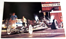 DON GARLITS Autographed Picture Card "Big Daddy" Kendall Motor Oils GT-1 KENDALL
