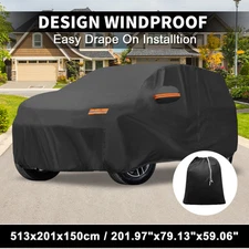 Car Cover W/ Left Side Door Zipper 210D-PU for Honda Pilot