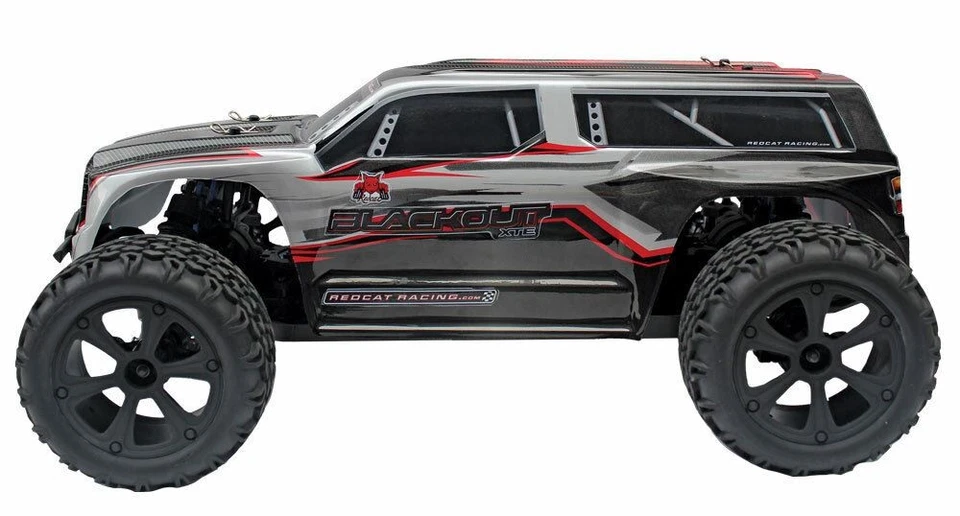 REDCAT Blackout XTE 1/10 Electric Monster SUV Silver 4WD # RER07011 - Image 3 of 4