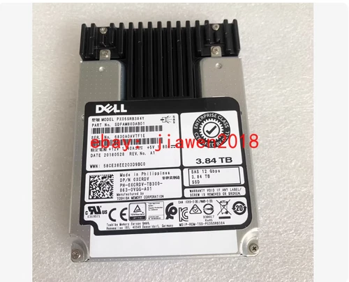 XCRDV Dell PX05SRB384Y 3.84TB 12Gb/s RI SAS SSD 2.5" Drive 0XCRDV