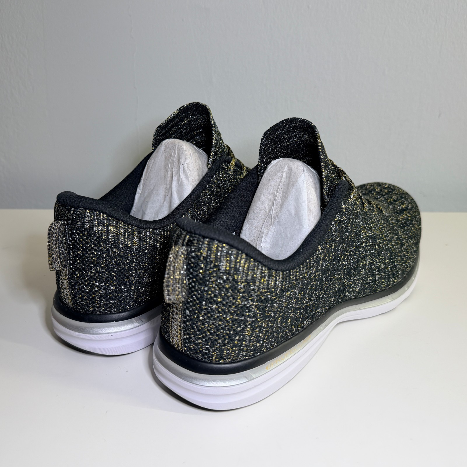 APL Men’s Techloom Pro X Size 11.5 Black/Gold/Silver – Brand New image 3