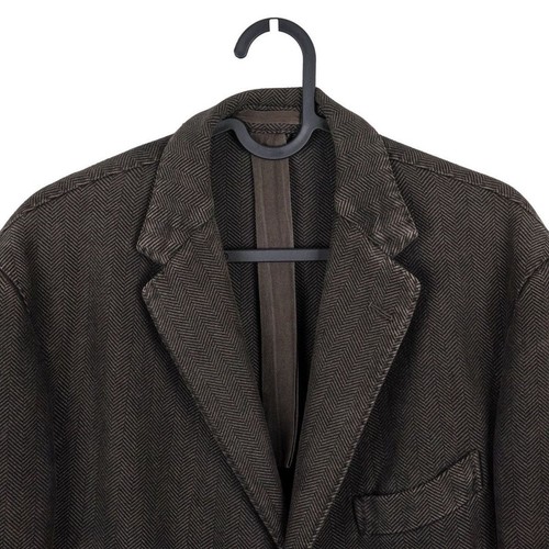 Boglioli Grant Coat Brown Herringbone Italy Blazer Jacket - Picture 4 of 12