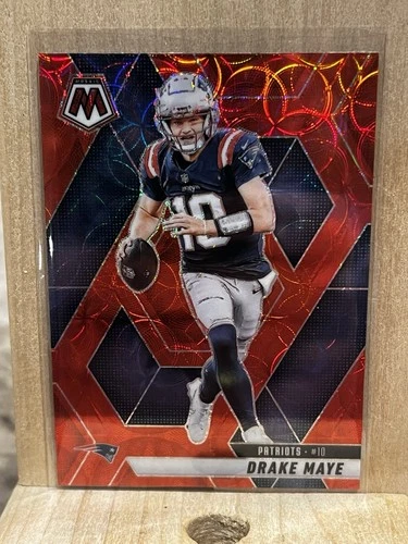 2025 Mosaic Drake Maye Red Scope Prizm