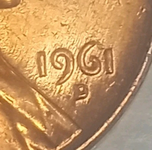 1961 D RD,RPM W/DDO (Date)Mint Error Coin,Lincoln Mem.Cent Penny, Free Shipping! - Image 4 of 4